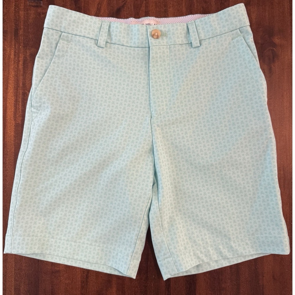 Peter Millar Boys Salem "Skull-In-One" Performance Shorts Size Small 7/8